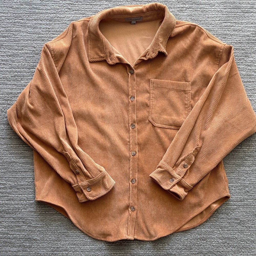 Corduroy Button-Down Shirt